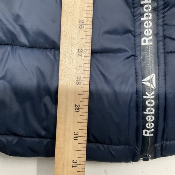 Reebok Men’s Thick Red White & Blue Puffer Jacket Size 2XL Colorblock US… - Picture 8 of 11